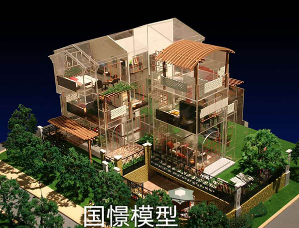 班玛县建筑模型