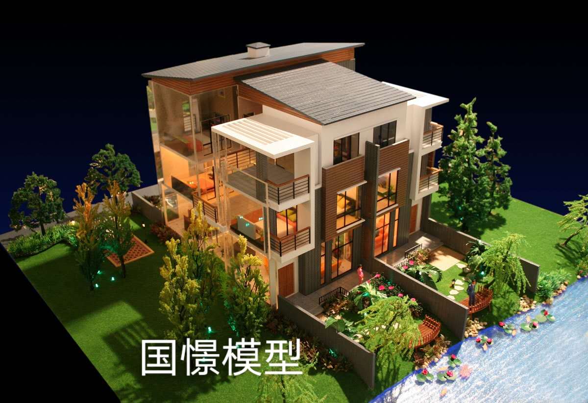 班玛县建筑模型