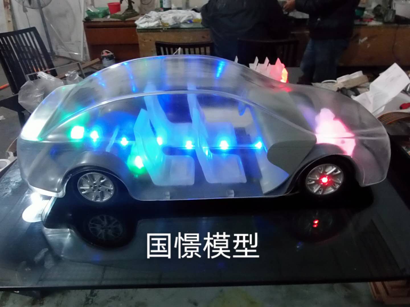 班玛县透明车模型